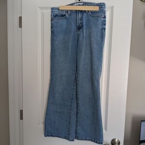 Light Blue Women's Flared Jeans